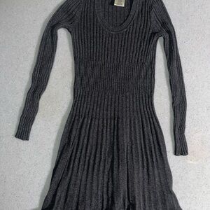 Max Studio Charcoal Knit Dress
